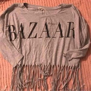 Harpers Bazaar 3/4 sleeve T shirt S/P Forever 21